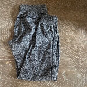 Lululemon Rulu jogger Black and Gray Athletic Joggers